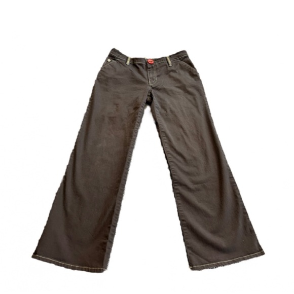 Old Navy Pants - Old Navy Y2K Wide Leg Brown Pants size 6